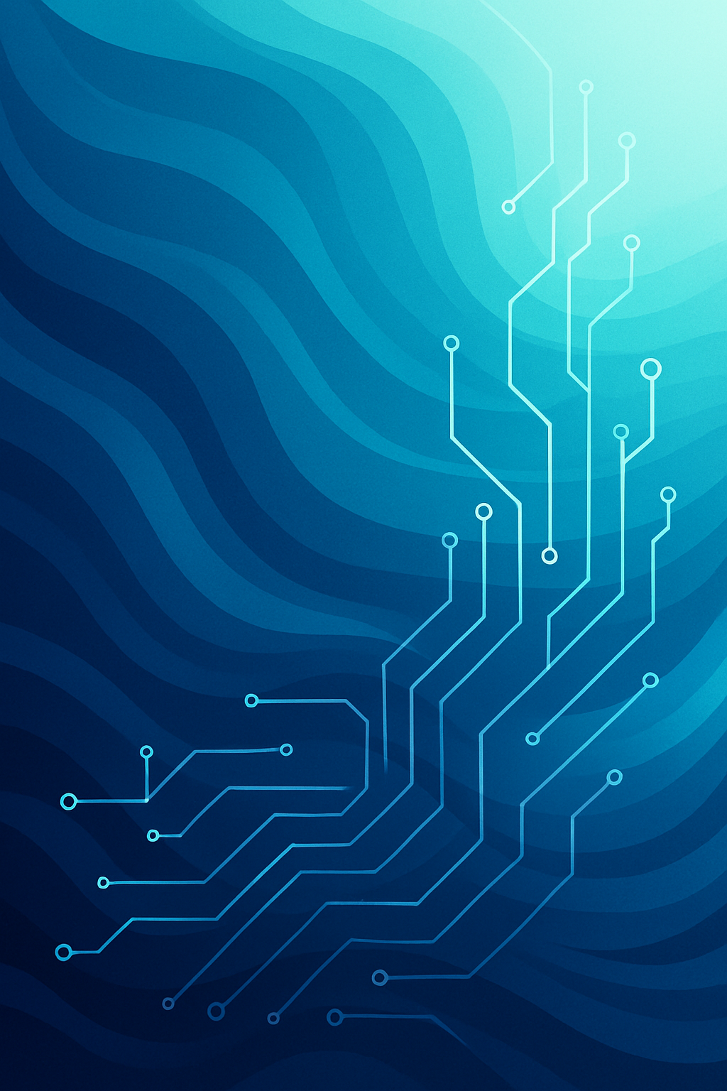 Abstract water technology art